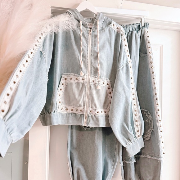 NWT POL denim set - Picture 2 of 7